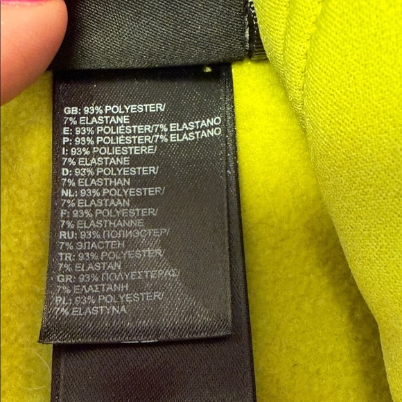 The North Face Summit Series Pullover 1/2 zip Men’s Small bright green - Picture 4 of 5